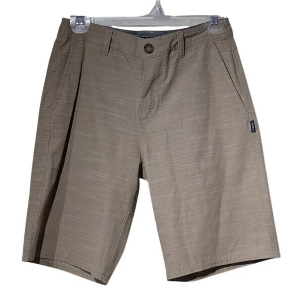 O'Neill Reserve Slub Hybrid Khaki Walk Short Mens Sz 27 - Picture 1 of 10